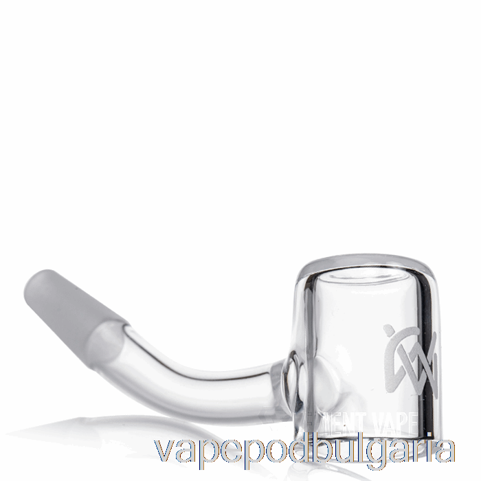 Vape Течности Mj Arsenal 10mm премиум кварц 45o Bucket Banger Silver - Half Weld